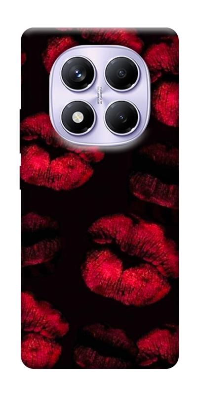 Чехол itsPrint Kisses on black для Xiaomi Poco X7, любовь, купить оптом с доставкой