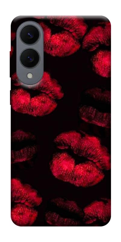 Чохол itsPrint Kisses on black для Samsung Galaxy S25 Edge, кохання, купити оптом з доставкою