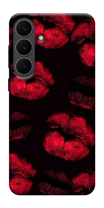 Чехол itsPrint Kisses on black для Samsung Galaxy S25 FE, любовь, купить оптом с доставкой