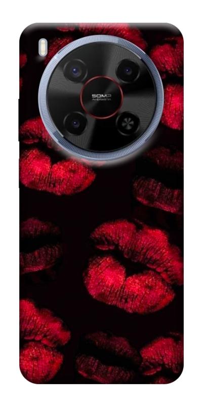 Чехол itsPrint Kisses on black для ZTE Nubia V70 Max, любовь, купить оптом с доставкой