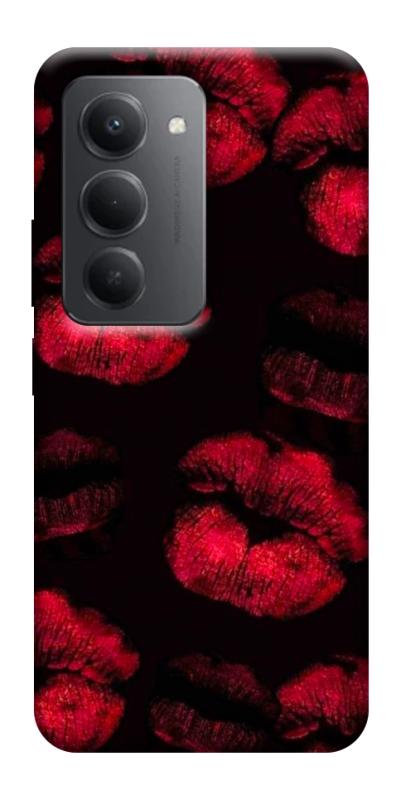 Чехол itsPrint Kisses on black для Xiaomi Redmi 15 (Global), любовь, купить оптом с доставкой