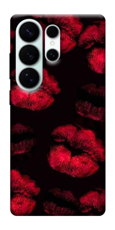 Чехол itsPrint Kisses on black для Samsung Galaxy S26 Ultra, любовь, купить оптом с доставкой