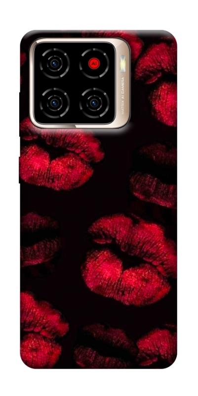 Чехол itsPrint Kisses on black для ZTE Blade A56, любовь, купить оптом с доставкой