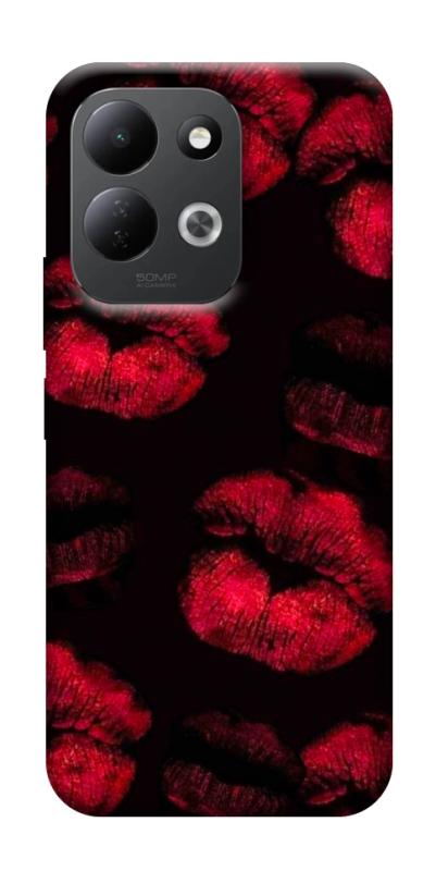 Чехол itsPrint Kisses on black для Xiaomi Redmi 17, любовь, купить оптом с доставкой