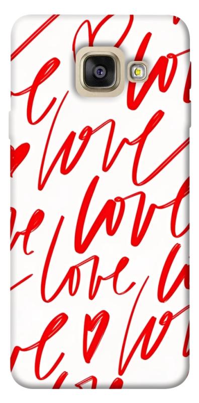Чехол itsPrint Love handwriting для Samsung A520 Galaxy A5 (2017), любовь, купить оптом с доставкой