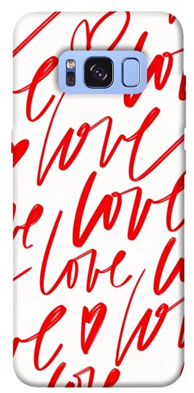 Чехол itsPrint Love handwriting для Samsung G950 Galaxy S8, любовь, купить оптом с доставкой