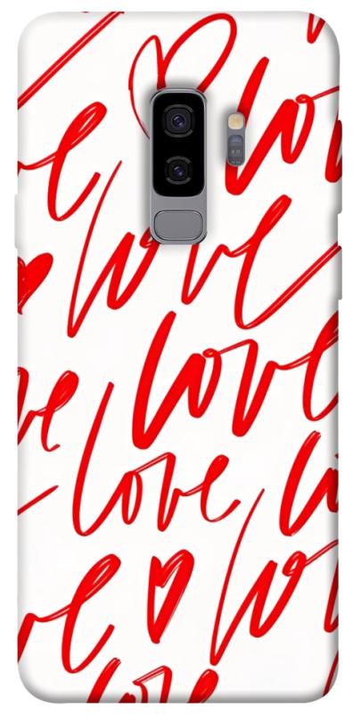 Чехол itsPrint Love handwriting для Samsung Galaxy S9+, любовь, купить оптом с доставкой