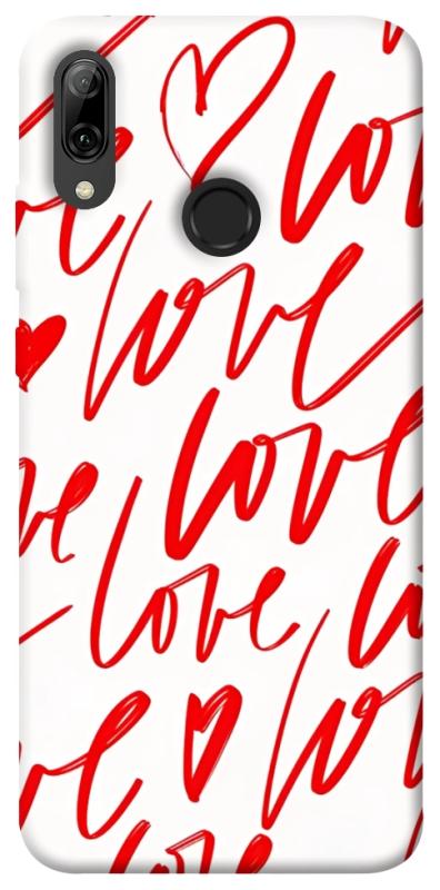 Чехол itsPrint Love handwriting для Huawei P Smart (2019), любовь, купить оптом с доставкой