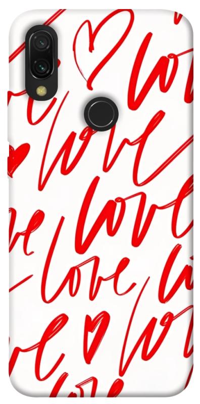 Чехол itsPrint Love handwriting для Xiaomi Redmi 7, любовь, купить оптом с доставкой