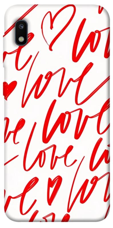 Чехол itsPrint Love handwriting для Samsung Galaxy A10 (A105F), любовь, купить оптом с доставкой
