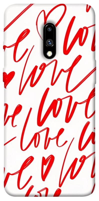 Чехол itsPrint Love handwriting для OnePlus 7, любовь, купить оптом с доставкой