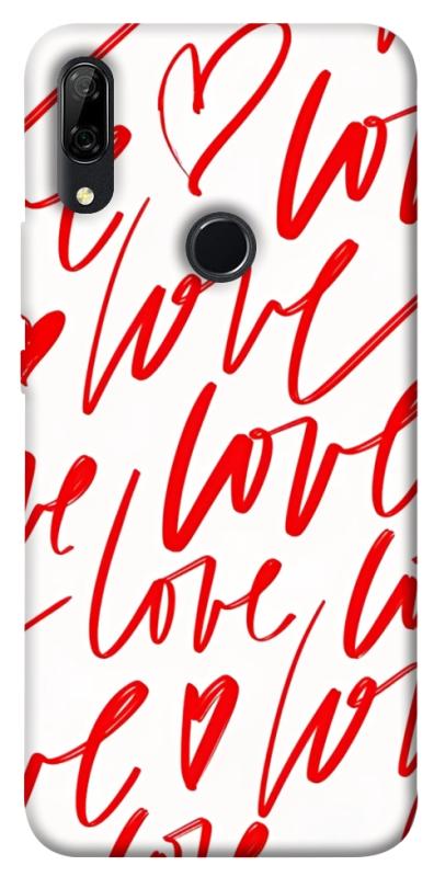 Чехол itsPrint Love handwriting для Huawei P Smart Z, любовь, купить оптом с доставкой