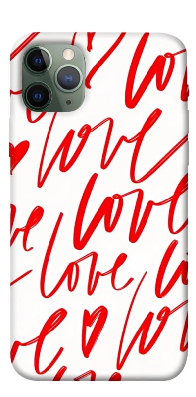 Чехол itsPrint Love handwriting для Apple iPhone 11 Pro (5.8"), любовь, купить оптом с доставкой
