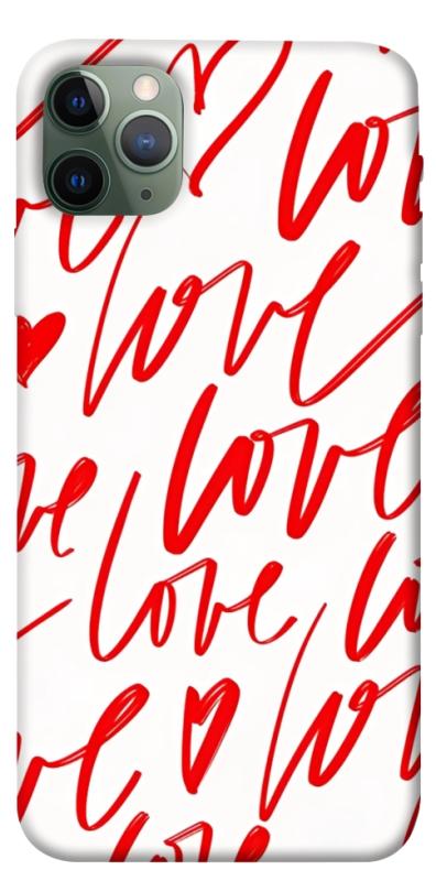 Чехол itsPrint Love handwriting для Apple iPhone 11 Pro Max (6.5"), любовь, купить оптом с доставкой