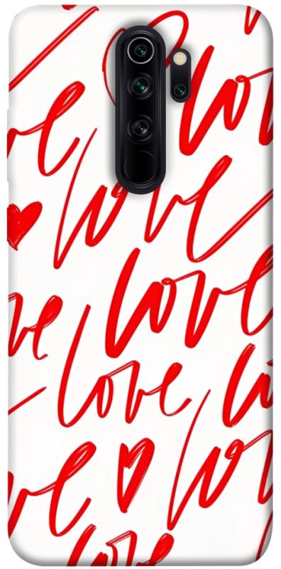 Чехол itsPrint Love handwriting для Xiaomi Redmi Note 8 Pro, любовь, купить оптом с доставкой