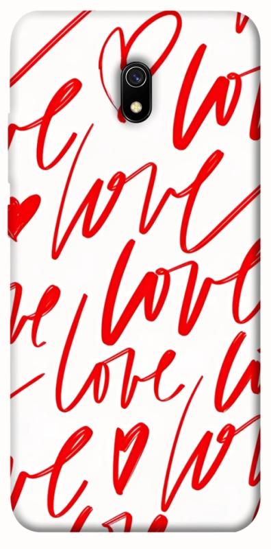 Чехол itsPrint Love handwriting для Xiaomi Redmi 8a, любовь, купить оптом с доставкой
