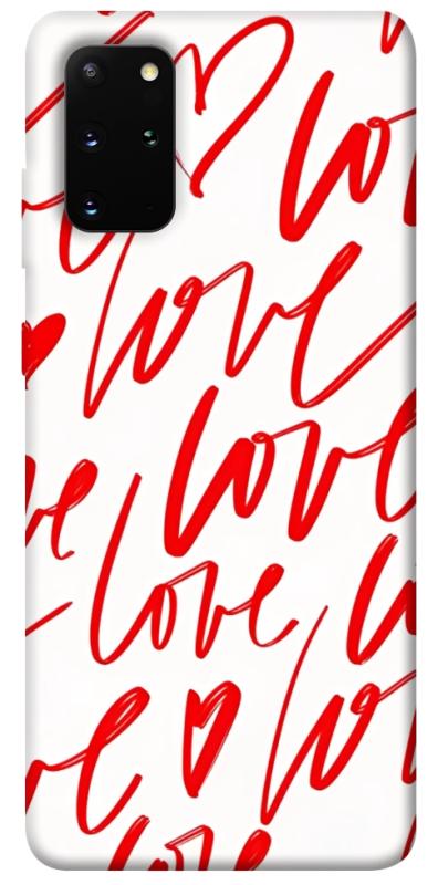 Чехол itsPrint Love handwriting для Samsung Galaxy S20+, любовь, купить оптом с доставкой