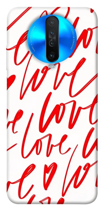 Чехол itsPrint Love handwriting для Xiaomi Redmi K30, любовь, купить оптом с доставкой
