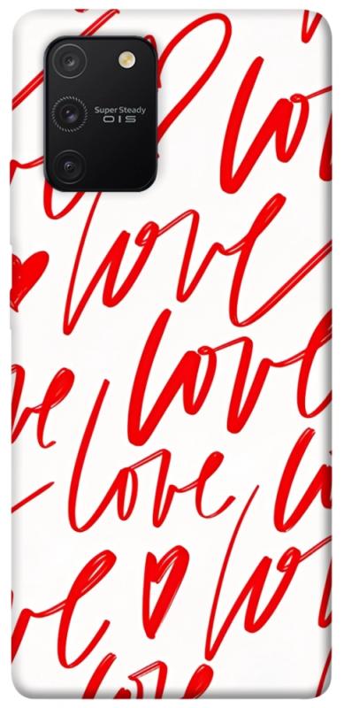 Чехол itsPrint Love handwriting для Samsung Galaxy S10 Lite, любовь, купить оптом с доставкой