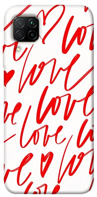 Чехол itsPrint Love handwriting для Huawei P40 Lite, любовь, купить оптом с доставкой