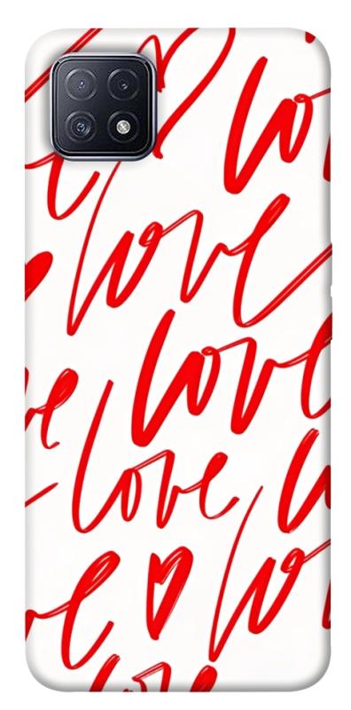 Чехол itsPrint Love handwriting для Oppo A73, любовь, купить оптом с доставкой