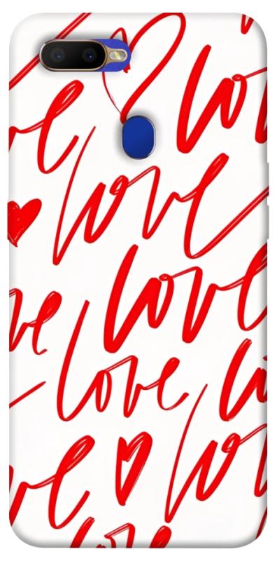 Чехол itsPrint Love handwriting для Oppo A5s / Oppo A12, любовь, купить оптом с доставкой