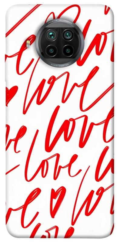 Чехол itsPrint Love handwriting для Xiaomi Mi 10T Lite / Redmi Note 9 Pro 5G, любовь, купить оптом с доставкой