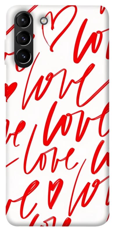 Чехол itsPrint Love handwriting для Samsung Galaxy S21+, любовь, купить оптом с доставкой