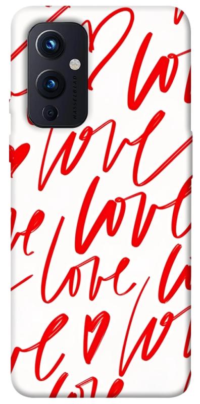 Чехол itsPrint Love handwriting для OnePlus 9, любовь, купить оптом с доставкой