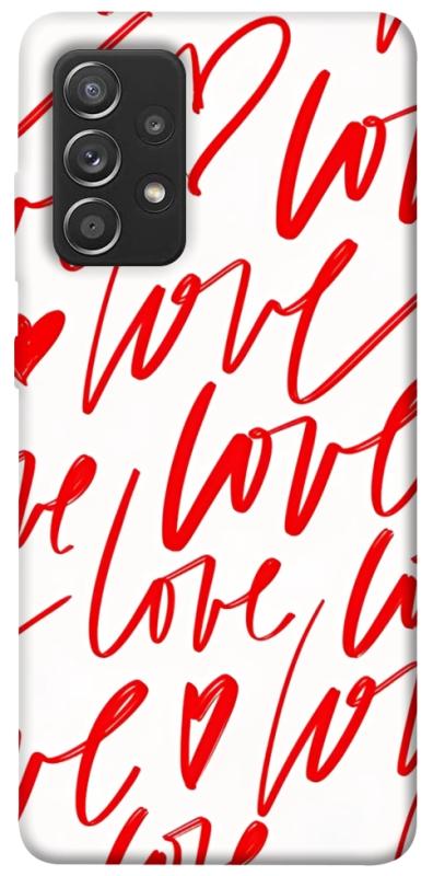 Чехол itsPrint Love handwriting для Samsung Galaxy A52 4G / A52 5G, любовь, купить оптом с доставкой