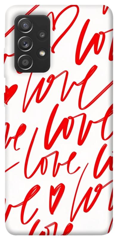 Чехол itsPrint Love handwriting для Samsung Galaxy A72 4G / A72 5G, любовь, купить оптом с доставкой