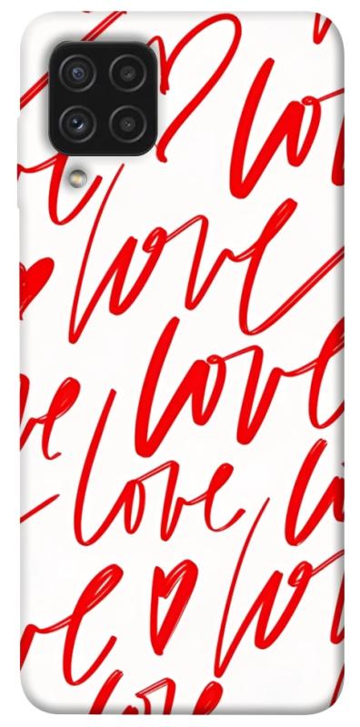 Чехол itsPrint Love handwriting для Samsung Galaxy A22 4G, любовь, купить оптом с доставкой