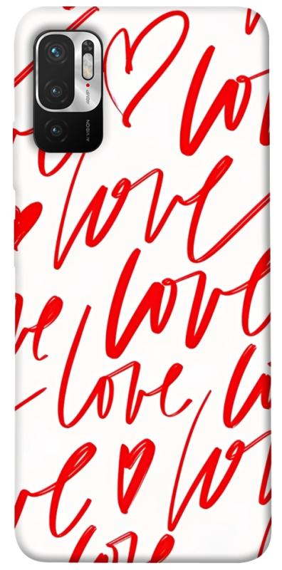 Чехол itsPrint Love handwriting для Xiaomi Redmi Note 10 5G, любовь, купить оптом с доставкой