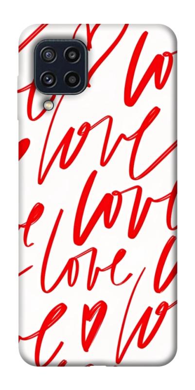Чехол itsPrint Love handwriting для Samsung Galaxy M32, любовь, купить оптом с доставкой