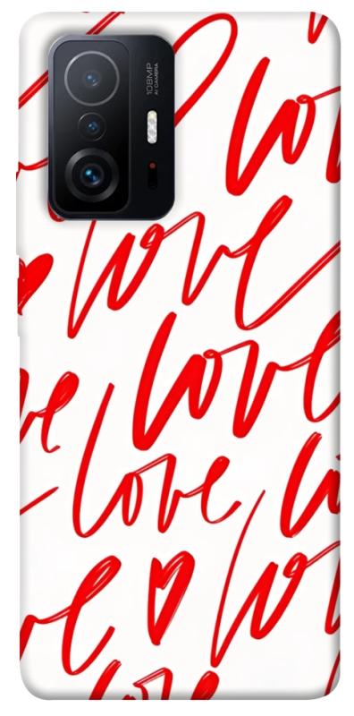 Чехол itsPrint Love handwriting для Xiaomi 11T / 11T Pro, любовь, купить оптом с доставкой
