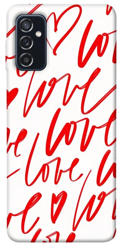 Чехол itsPrint Love handwriting для Samsung Galaxy M52, любовь, купить оптом с доставкой