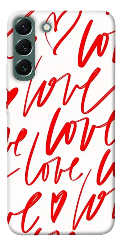 Чехол itsPrint Love handwriting для Samsung Galaxy S22+, любовь, купить оптом с доставкой