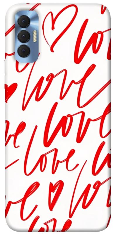 Чехол itsPrint Love handwriting для TECNO Spark 8P, любовь, купить оптом с доставкой