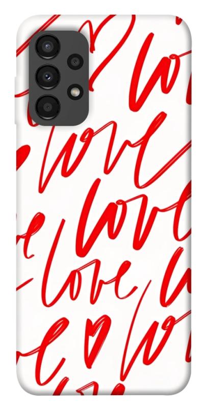 Чехол itsPrint Love handwriting для Samsung Galaxy A13 4G, любовь, купить оптом с доставкой