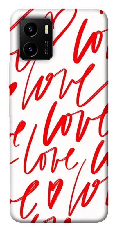 Чехол itsPrint Love handwriting для Vivo Y15s, любовь, купить оптом с доставкой