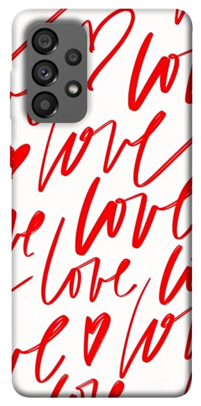 Чехол itsPrint Love handwriting для Samsung Galaxy A73 5G, любовь, купить оптом с доставкой