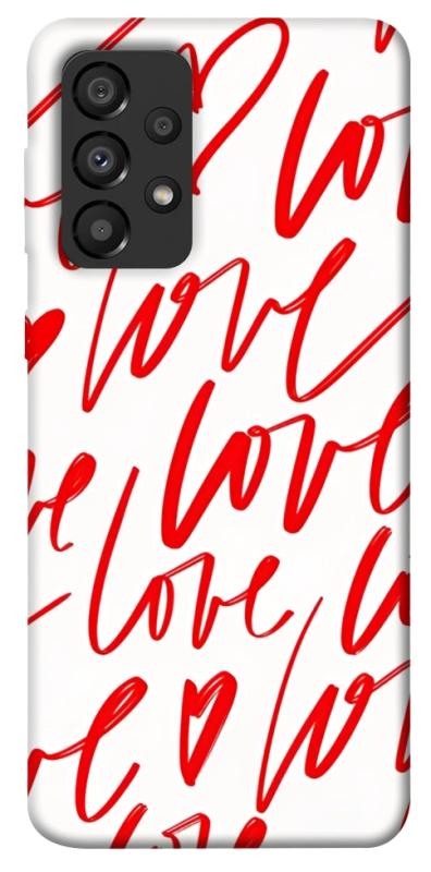 Чехол itsPrint Love handwriting для Samsung Galaxy A33 5G, любовь, купить оптом с доставкой