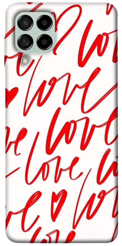 Чехол itsPrint Love handwriting для Samsung Galaxy M53 5G, любовь, купить оптом с доставкой