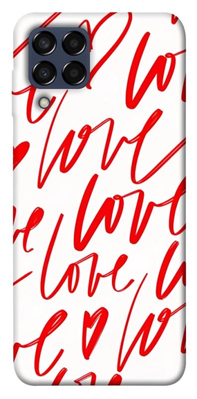 Чехол itsPrint Love handwriting для Samsung Galaxy M33 5G, любовь, купить оптом с доставкой