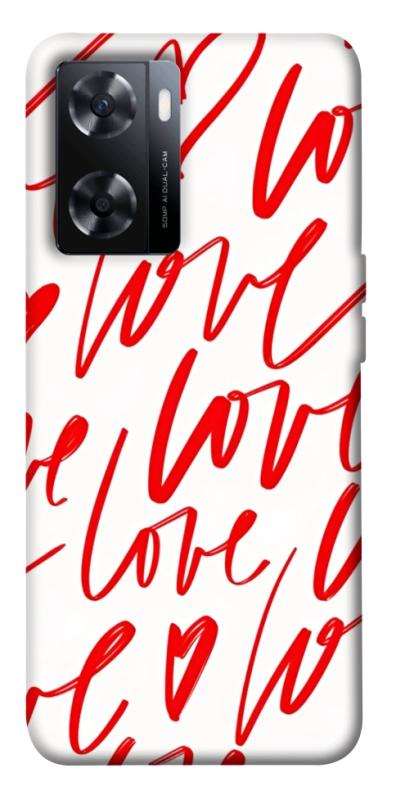 Чохол itsPrint Love handwriting для OnePlus Nord N20 SE, кохання, купити оптом з доставкою