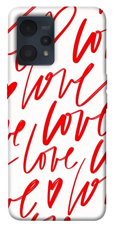 Чехол itsPrint Love handwriting для Realme 9 4G / 9 Pro+, любовь, купить оптом с доставкой