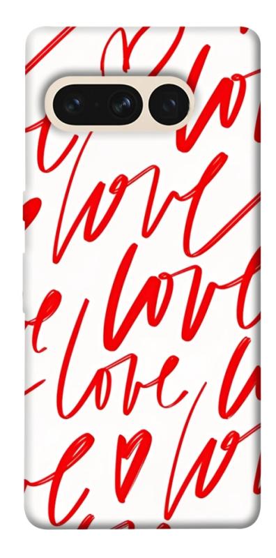 Чохол itsPrint Love handwriting для Google Pixel 7 Pro, кохання, купити оптом з доставкою