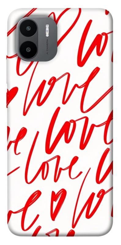 Чехол itsPrint Love handwriting для Xiaomi Redmi A1 / A2, любовь, купить оптом с доставкой