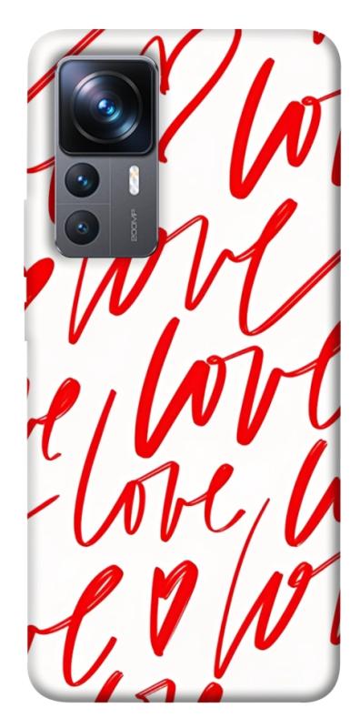 Чехол itsPrint Love handwriting для Xiaomi 12T / 12T Pro, любовь, купить оптом с доставкой