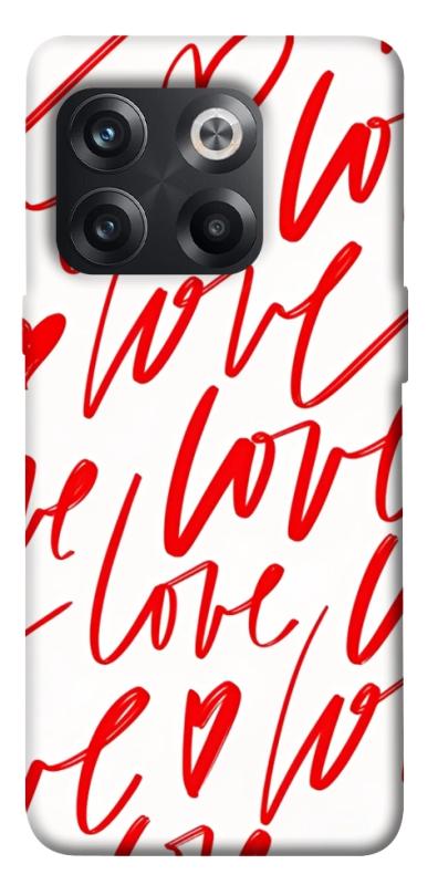 Чехол itsPrint Love handwriting для OnePlus 10T, любовь, купить оптом с доставкой